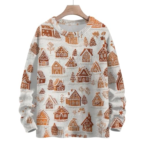Kids Ugly Christmas Sweater Girls Crewneck Long Sleeve Sweatshirts Funny Xmas Print Loose Fall Winter Pullover Tops4