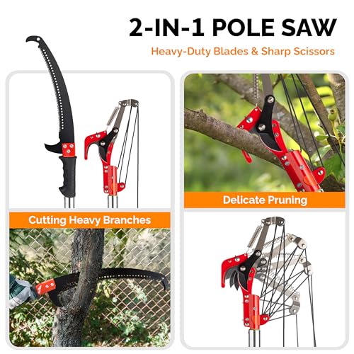 VINGLI 30 ft Manual Pole Saw
