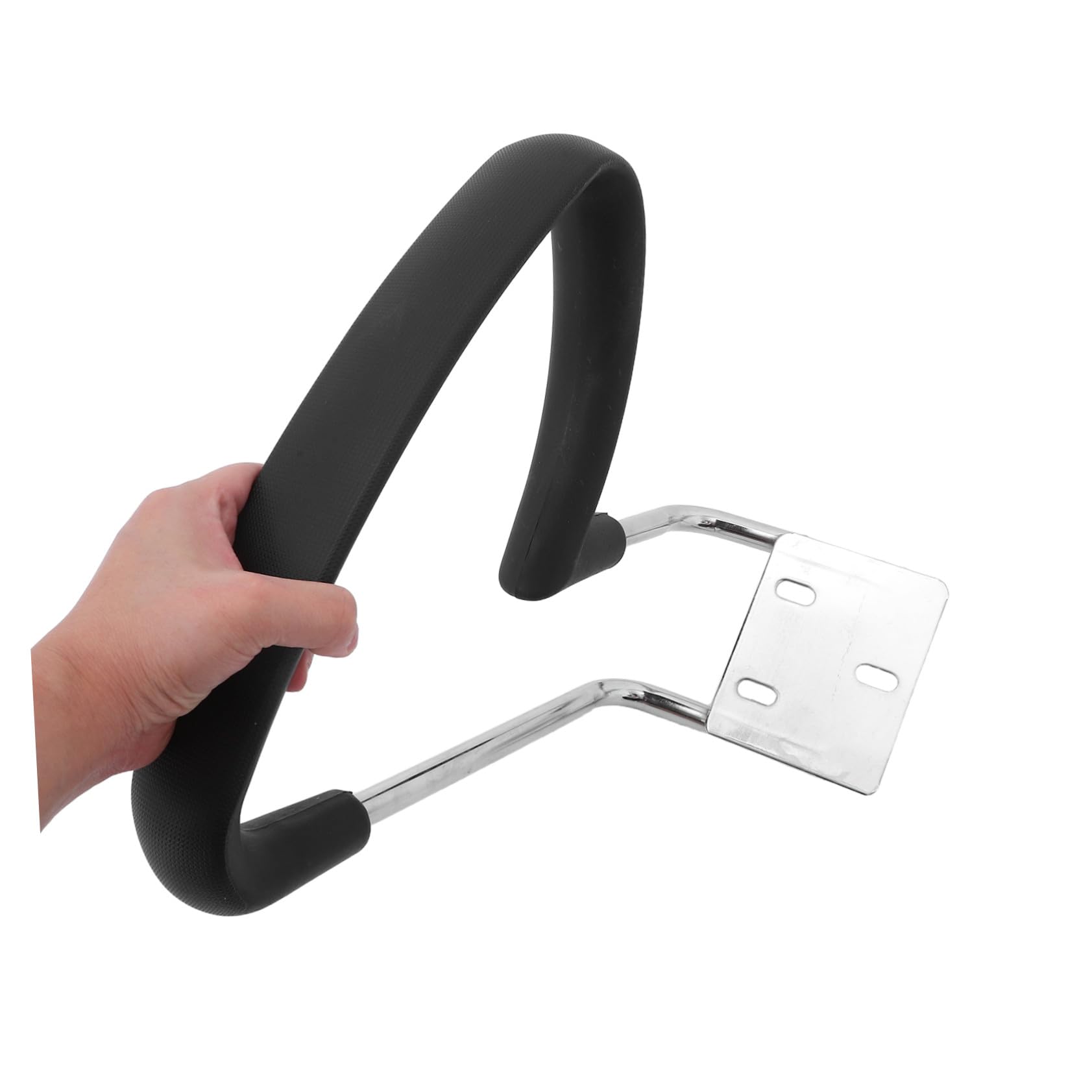 Homoyoyo 2 Pezzi Anelli Bracciolo Sedia Ufficio in Plastica Ricambio per Braccioli Poltrona da Scrivania e Gaming Accessori Montaggio Ergonomici Antigraffio Nero