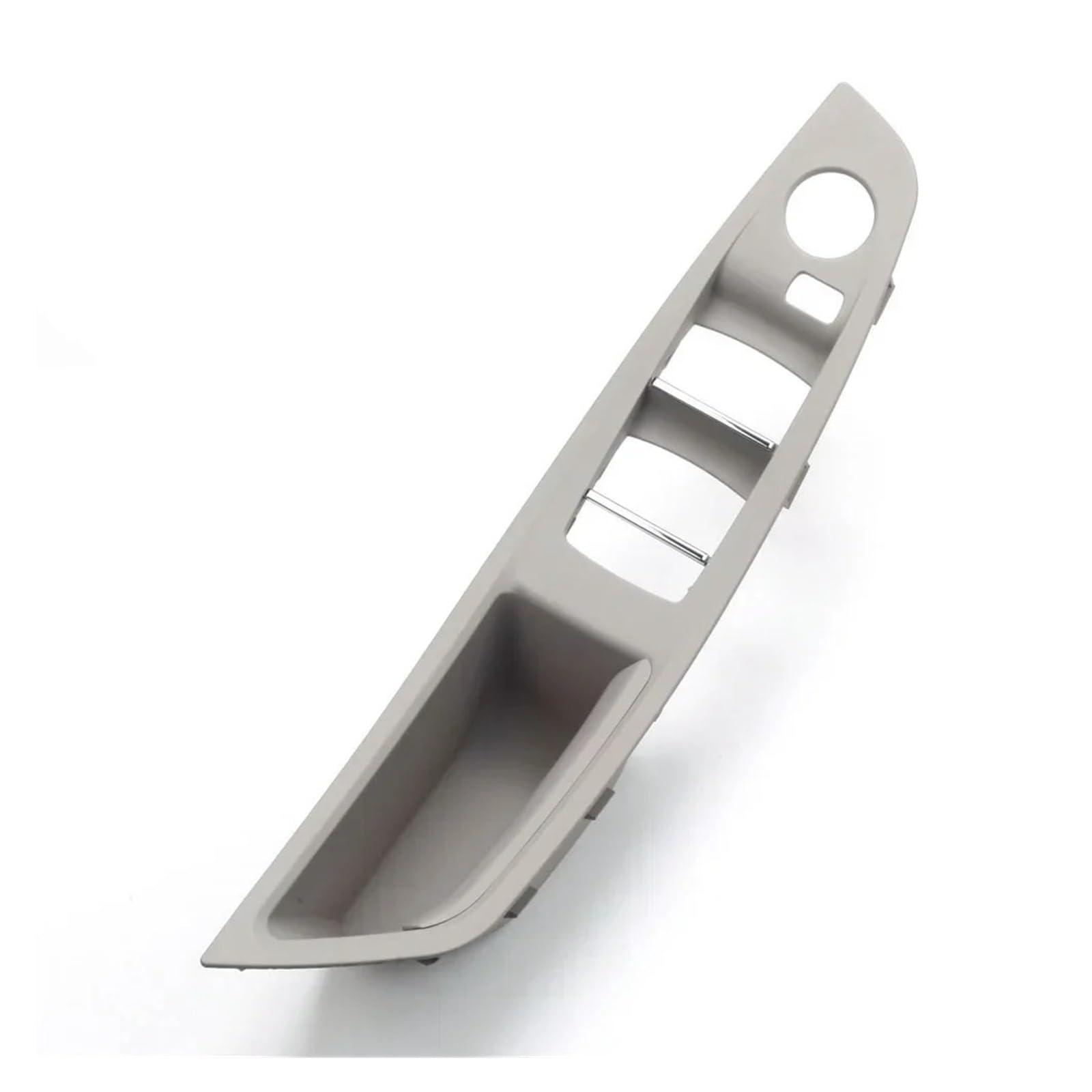 Nqkcuac Door Pull Handle for BMW 5 Series F10 F11 F18 Door Inner Handle Left Front Interior Panel Driver's Seat Button Switch Frame Storage