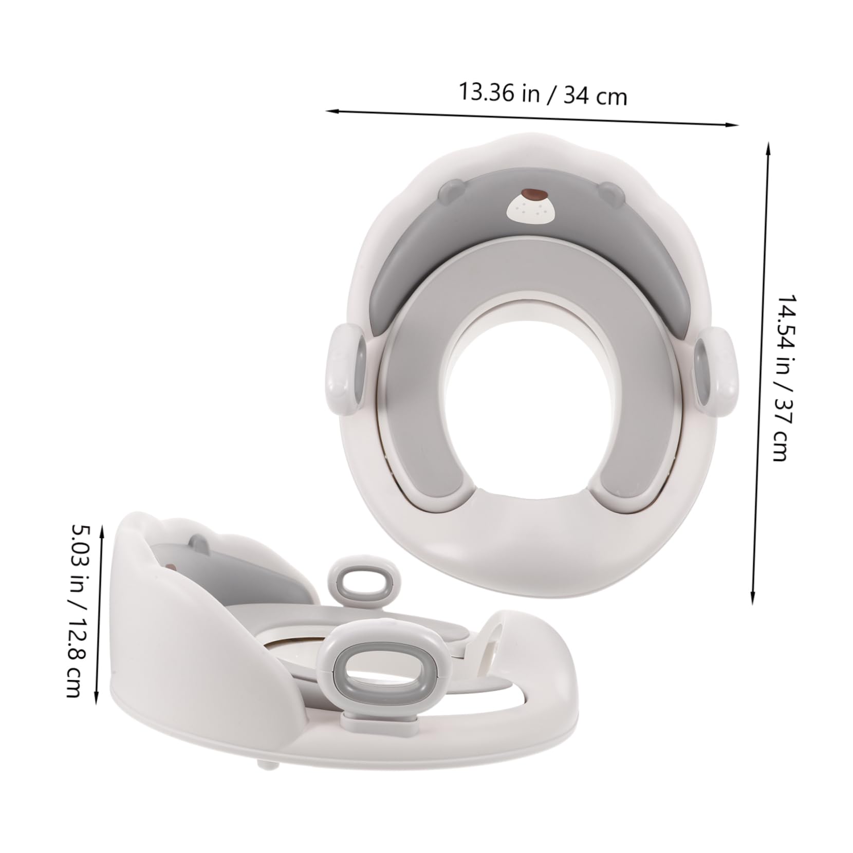 Asiento de Orinal para Bebés Asiento de Inodoro para Niños Pequeños Pp Tpe Cómodo y Portátil para Entrenamiento al Baño