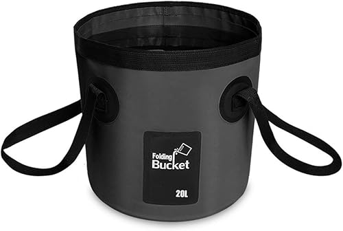 BANCHELLE Contenedor de agua plegable portátil plegable para campamento para viajes al aire libre, senderismo, pesca, lavado de autos, jardinería y