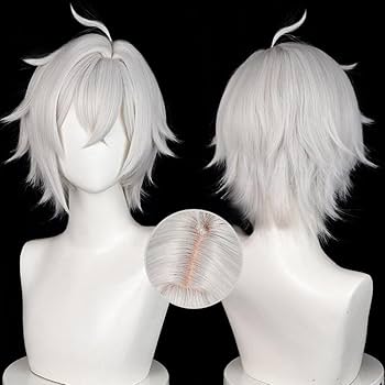 Amazon.co.jp: セス・ローウェル コスプレウィッグ ホワイト 短髪 ZZZ