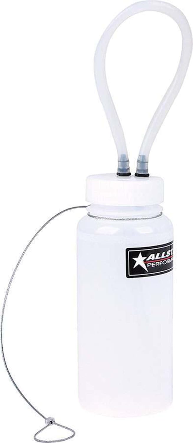 Allstar Performance ALL11017 Bleeder Bottle with Magnet and Check Valve , White image 4