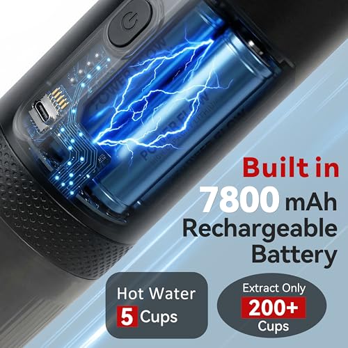 Safashy Portable Coffee Maker, Portable Espresso Maker, Self-Heating USB-C - image 4