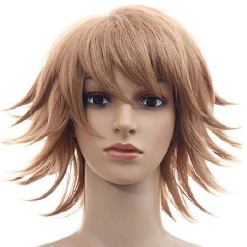 ANOGOL Anangelhair +Free Hair Cap Danganronpa Dangan-ronpa Chihiro Fujisaki Cosplay Wig Hallowmas