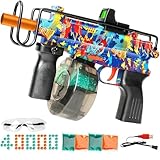 Electric Gel Ball Blaster, Full Auto Electric Splatter Ball Toys, 12 Rounds Per Seconds with Rechargeable Batteries, Line, Goggles Outdoor Team Game Toy Christmas Birthday Gift for Boys Girls Kids