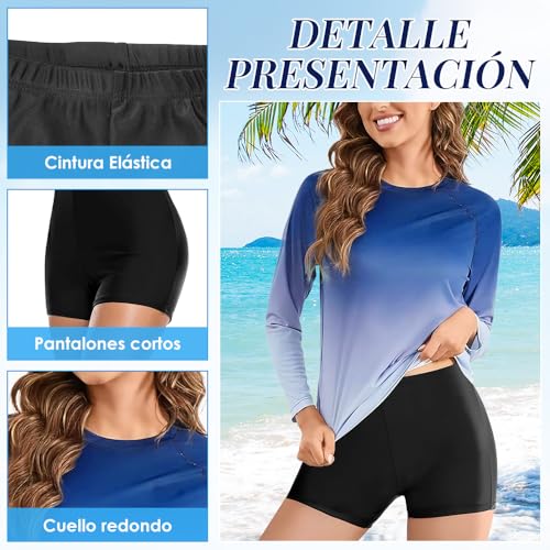Catálogo para Comprar On-line Ropa de Ropa de natación con protección solar para Mujer los mejores 10. 26 Imagen adicional