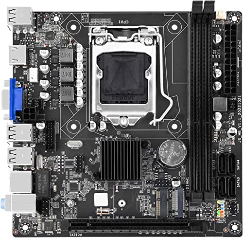 Rs[^ fXNgbv }U[{[h LGA 1155 CPU T|[g M.2 100M lbg[N J[h 5.1 `l 肵ptH[}X 9x USB2.0 ITX }U[{[h