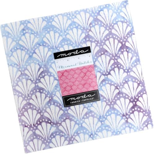 Mermaid Batiks Layer Cake® by Moda 10-inch Precut Fabric Squares (42 pcs) image 3