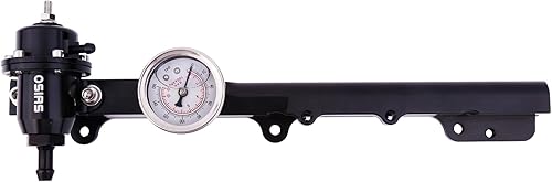 Miniatura 2 de OSIAS Kit de riel de combustible de la serie B de motores intercambiados con regulador de presión de combustible, medidor de diámetro de combustible