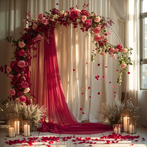 Tela para arcada de boda Shillance 29 in x 20 ft miniatura 4