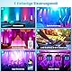 U`King 4x10W LED Par Akku Wasserdicht, RGBWA UV Bühnenlicht Outdoor Strahler IP65 mit Fernbedienung, Unterstützt APP, IR, 2,4 GHz Wireless für Regentage Schwimmbad Hochzeit Bar Show Disco