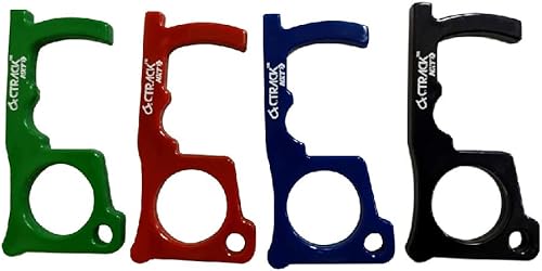 Miniatura 2 de Herramienta sin llave táctil para distanciamiento social, llave de seguridad nano-plata para protección (juego de 4)