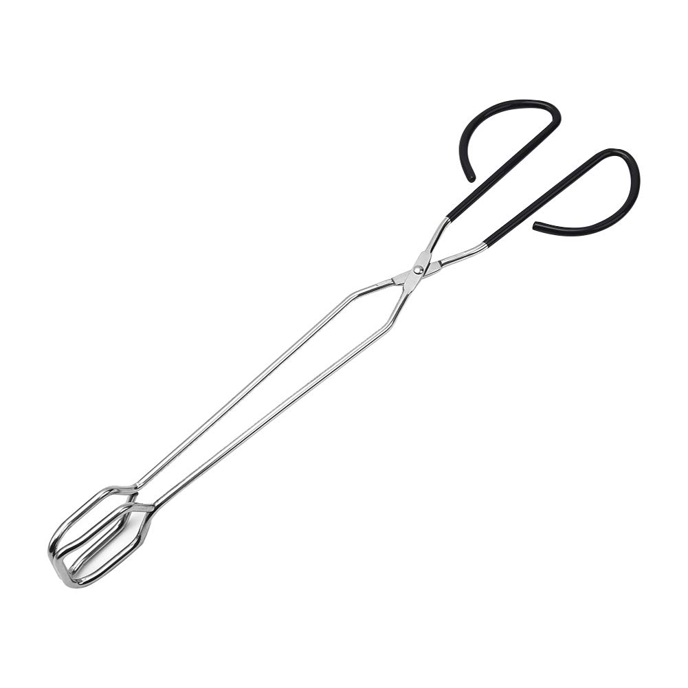 Yicare BBQ Tongs BBQ Accessories Extra Long Scissor Tongs Stainless Steel Barbecue Tongs 41CM