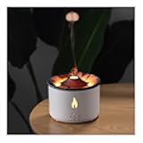 Volcano humidifier 360ml Volcano Air Diffuser Flame Lamp Air Cloud Humidifier， Remote Control Essential Oil Aroma Smoke Ring Night Light