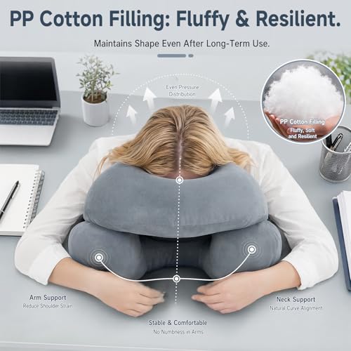 Coussin de positionnement face vers le bas avec trou pour la tête et support ergonomique lit - 7