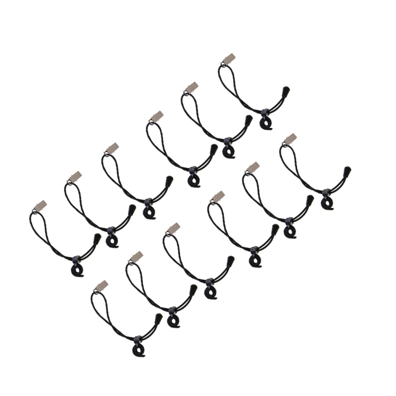 OSOLADY Background Plate Clips 12 Pack Multi-Functional Elastic Photography Clamps Clamp Hangers Fixed Clothes Clips Random Color