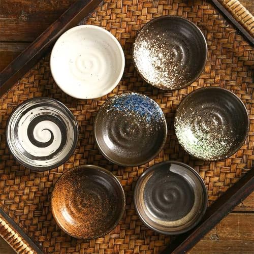 Plats à sauce pour sushis et coupelles à collation en céramique