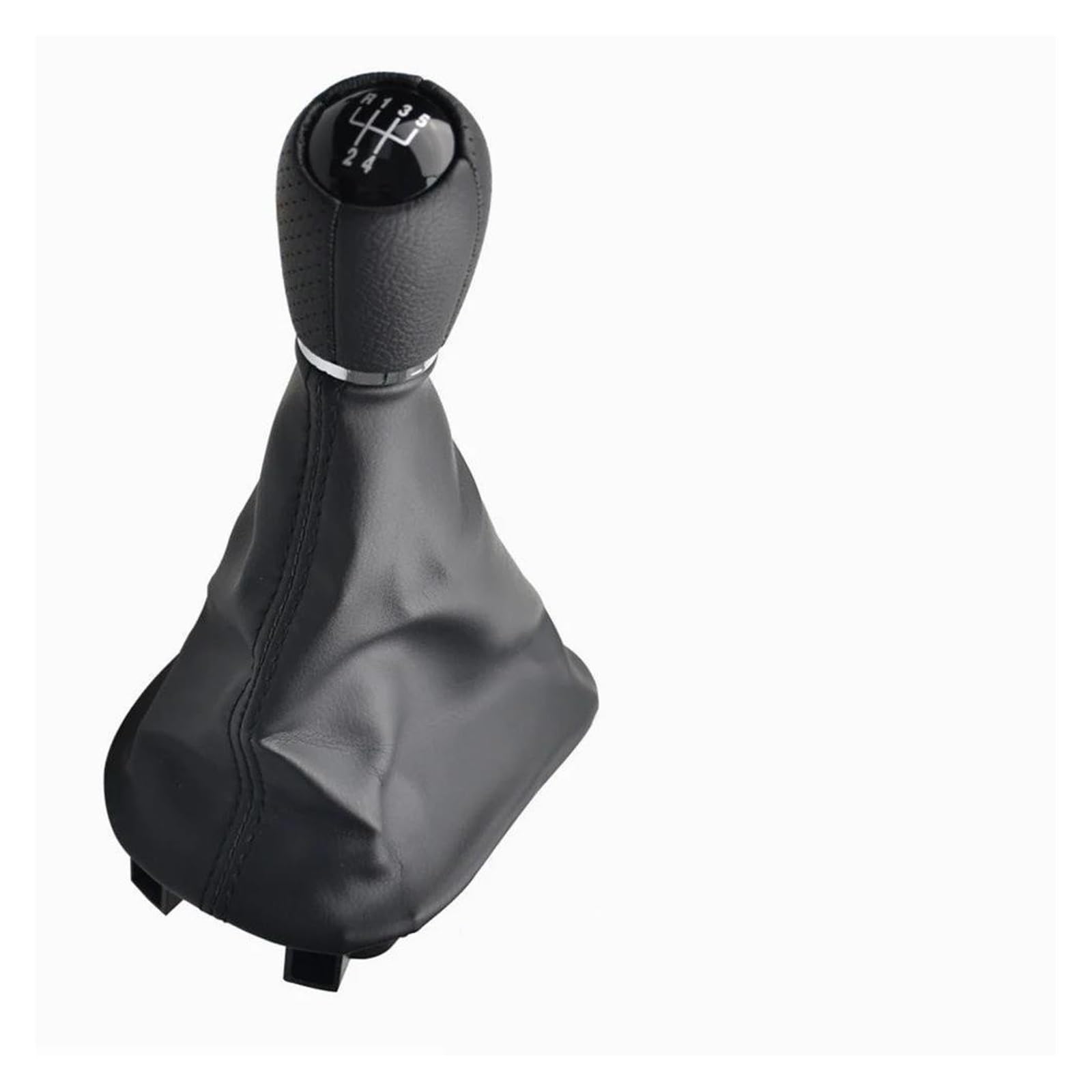 Zncojl Black Car Gear Stick Knob For Seat For Leon Mk1 For Toledo Mk2 Manual Gear Shift Knob 5 6 Speed No Modification Required(For 5 Speed)