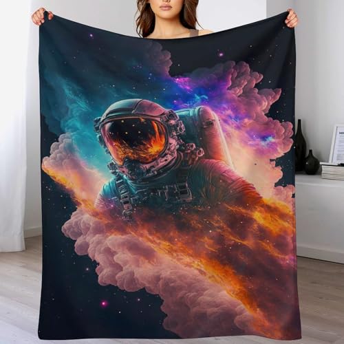 Couverture duveteuse douce astronaute pour lit et sofa douillet - 2