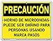 Vestil Caution Sign SI-C-23-B-PS-040-S Polystyrene .040" overall size 12.5"W x 9.5"H MICROWAVE OVEN COULD BE HARMFUL TO PERSONS WEARING PACEMAKERS, HORNO DE MICROONDAS PUEDE SER DA?INO PARA PERSONAS USANDO MARCA PASOS