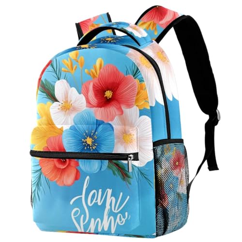Welcome spring (1) Backpack Travel Rucksack Durable Bags for Students Outdoor Hiking Camping Weekend Backpack