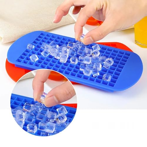 Molde para cubitos de hielo de silicona 160 cubos miniatura 3