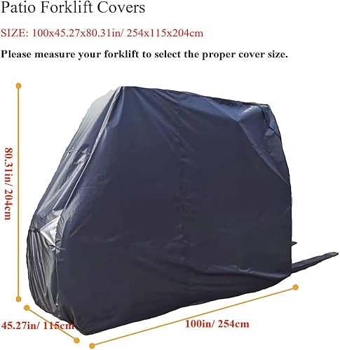 Miniatura 2 de Cubierta para carretilla elevadora 420D Oxford impermeable resistente control carretilla elevadora cubierta de lluvia universal carretillas