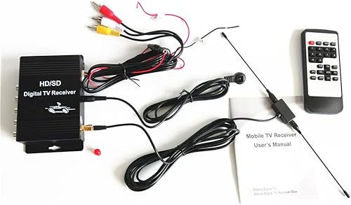 Miniatura 6 de Strpump Coche TV ATSC sintonizador receptor caja digital 4 salida de vídeo para Android coche estéreo Radio Accesorios para EE.UU. América Canadá