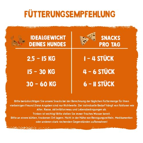 Sammy´s Fruchtschnitten | Fruchtige, gebackene Snacks für Hunde | Schonend im Ofen gebacken| mit Äpfeln & Holunder | 100 % Vegan| ohne Zuckerzusatz | 1x 800 g