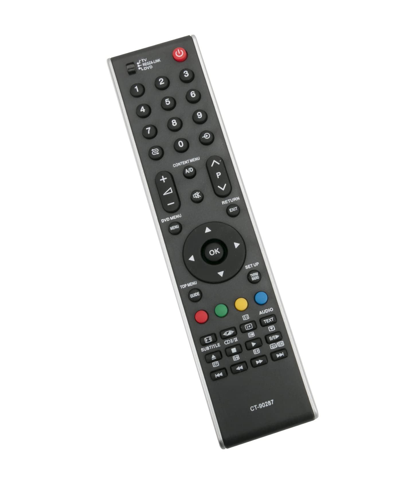 AULCMEET CT-90287 Replacement Remote Control Compatible with Toshiba 4K OLED Smart TV 32CV505DG 40XF355DG CT90274 CT-90327 CT90307 CT90273