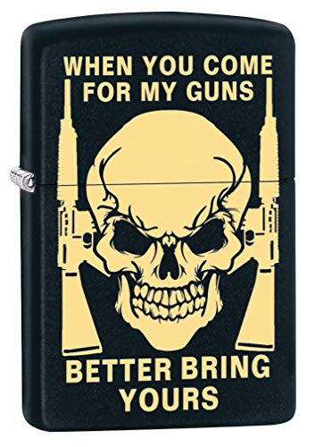 Encendedor Zippo Skull Matt Negro 80430 miniatura 1