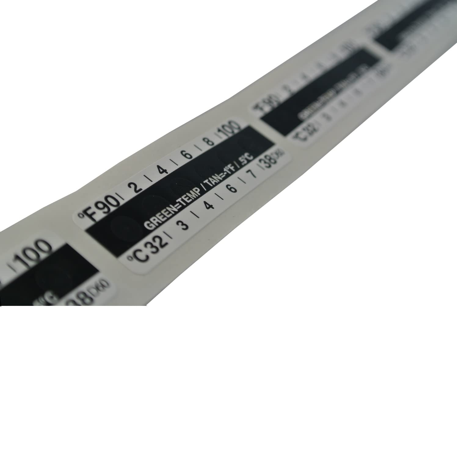 One Step Urine Temperature Test Strips, 25 x Stick on Adhesive