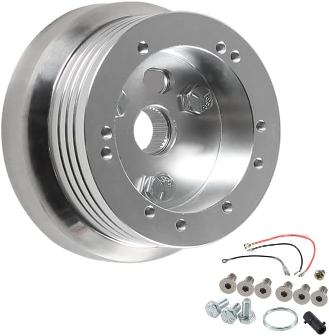 5 & 6 Hole Billet Steering Wheel Hub Adapter Car Polished Short Hub Connector Car Accessories