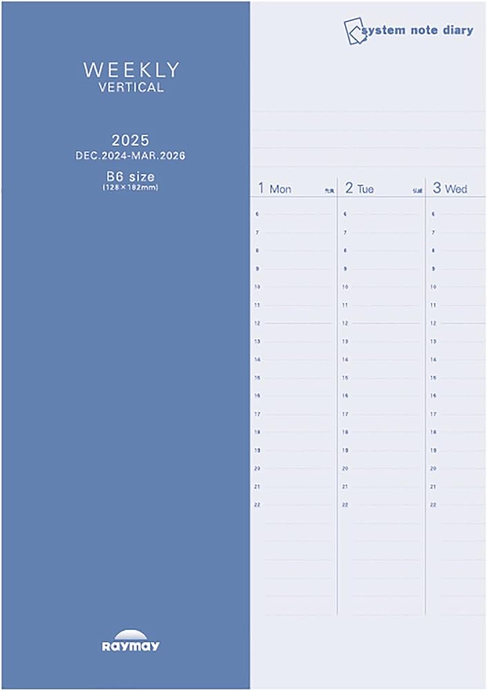 Amazon.co.jp: レイメイ藤井 手帳 2025年 スケジュール帳 システム