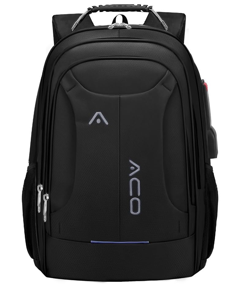 Mochila Bolsa Masculina Feminina Notebook Reforçada Saída USB e Saída Fone De Ouvido Antifurto Casual Urbana Trabalho Faculdade Viagem Dia a Dia (Preto)
