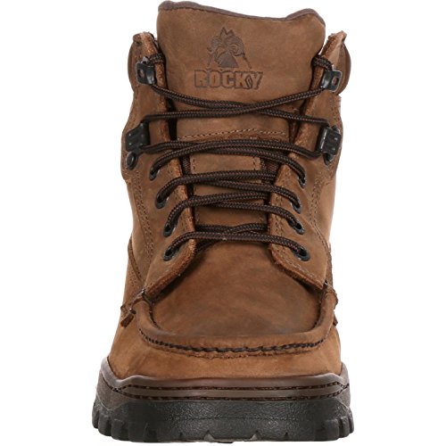 Rocky Mens Outback 5 Inch Gore-Tex Waterproof Round Toe Hiking Hiking Casual Boots Ankle - Brown - Size 8.5 D_M3