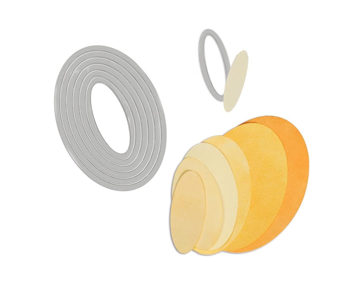Sizzix Framelits Die Ovals, Set of 7