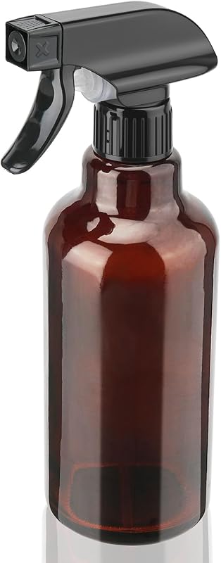 Frascos borrifadores de plástico Hethyo com bico ajustável, 500 mL, Pacote com 2