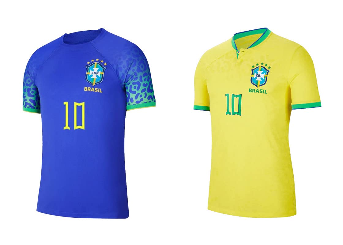 Buy Granstand Sports Brazil Away Football World Cup Jersey 2022 Neymar