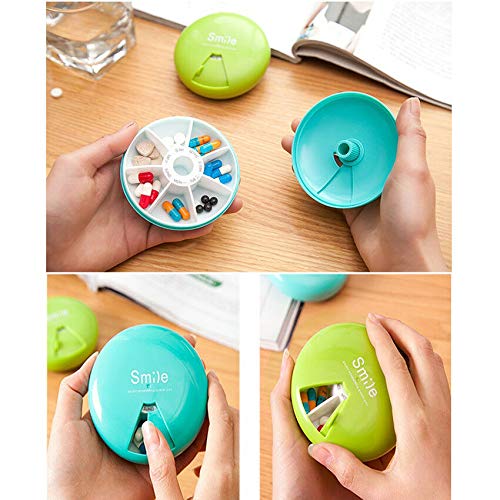 Piccolo portapillole da viaggio, contenitore per