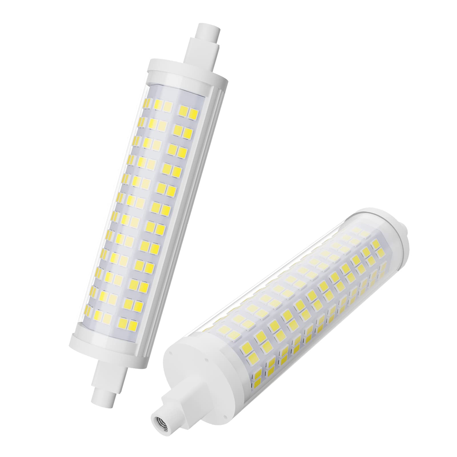BVCL R7s LED Bulb 118mm, Non-dimmable Linear Bulbs, 16W 1600lm AC220V, Equivalent to 160W Halogen Lamp, for Floodlight, Security Light (Color : Natural white, Size : 2pcs)
