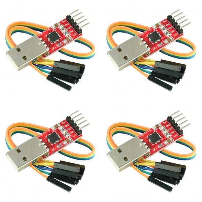(4 pc) Flyrobo CP2102 USB to TTL Serial Converter Module - UART STC Downloader-picture-14