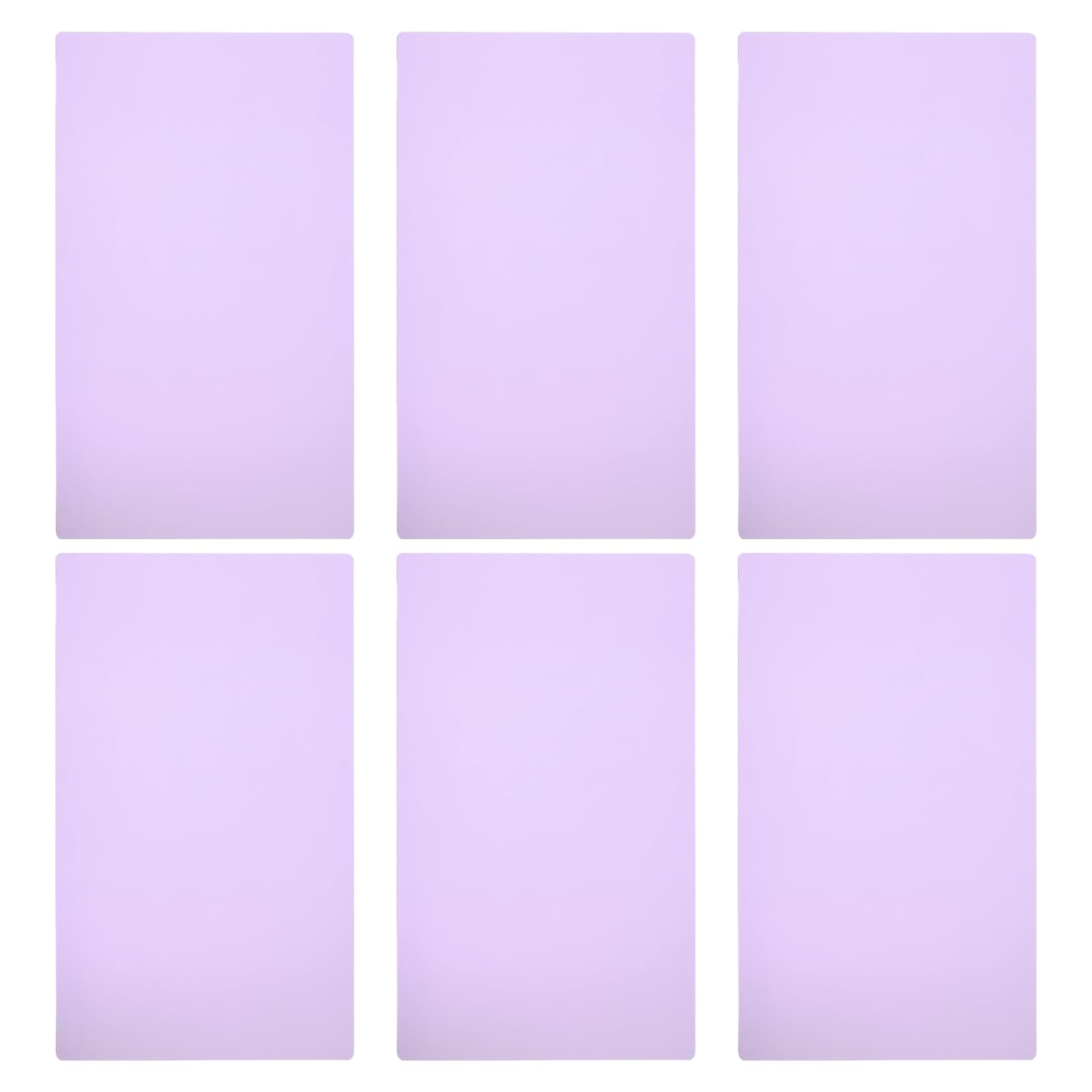 PATIKIL A4 Size Guided Reading Sheet, 6pcs Correction Lighting Gel Filter Colored Overlay Transparent Color Film for Classroom Photo Studio, Purple