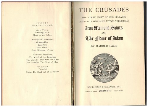 The Crusades Iron Men and Saints B00085I7Z2 Book Cover
