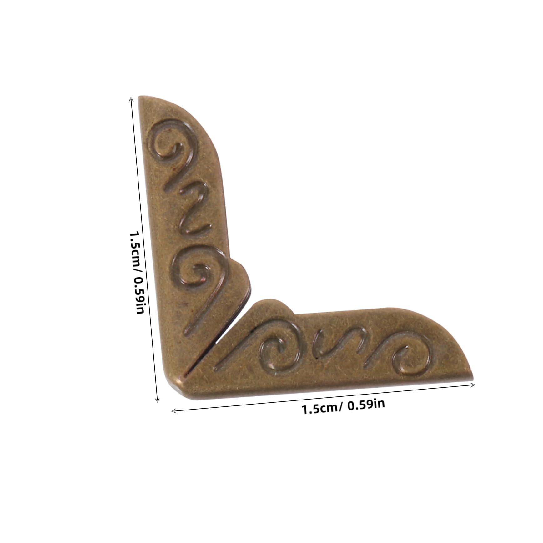 CIYODO Book Corner Protectors Black Metal Album Corner Protectors Easy Install