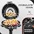 ROVSUN Vertical Electric Grill with Cover, Detachable Pull-out Drip Tray, Double Layer Design, 304 Stainless, Portable Removable, Perfect for Indoor and Outdoor Use, 1600W, Black