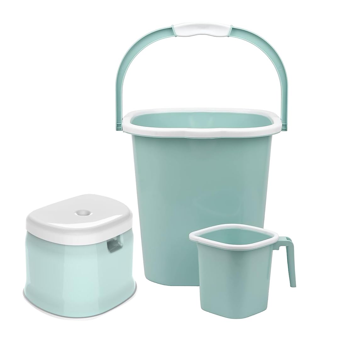 See full amazon price history chart for Dhwani Enterprise Square Double Moulded Unbrakable Bucket.(Light Green) (18L Bucket+ 1.5L Mug+ Stool) Dhwani Enterprise Square Double Moulded Unbrakable Bucket.(Light Green) (18L Bucket+ 1.5L Mug+ Stool) (B0CH85HH1T) Amazon Price History, Amazon Price Tracker