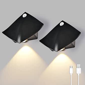 GEARLITE LED Wandleuchte Mit Bewegungsmelder - Aufladbar & Wasserdicht Für Innen/Außen